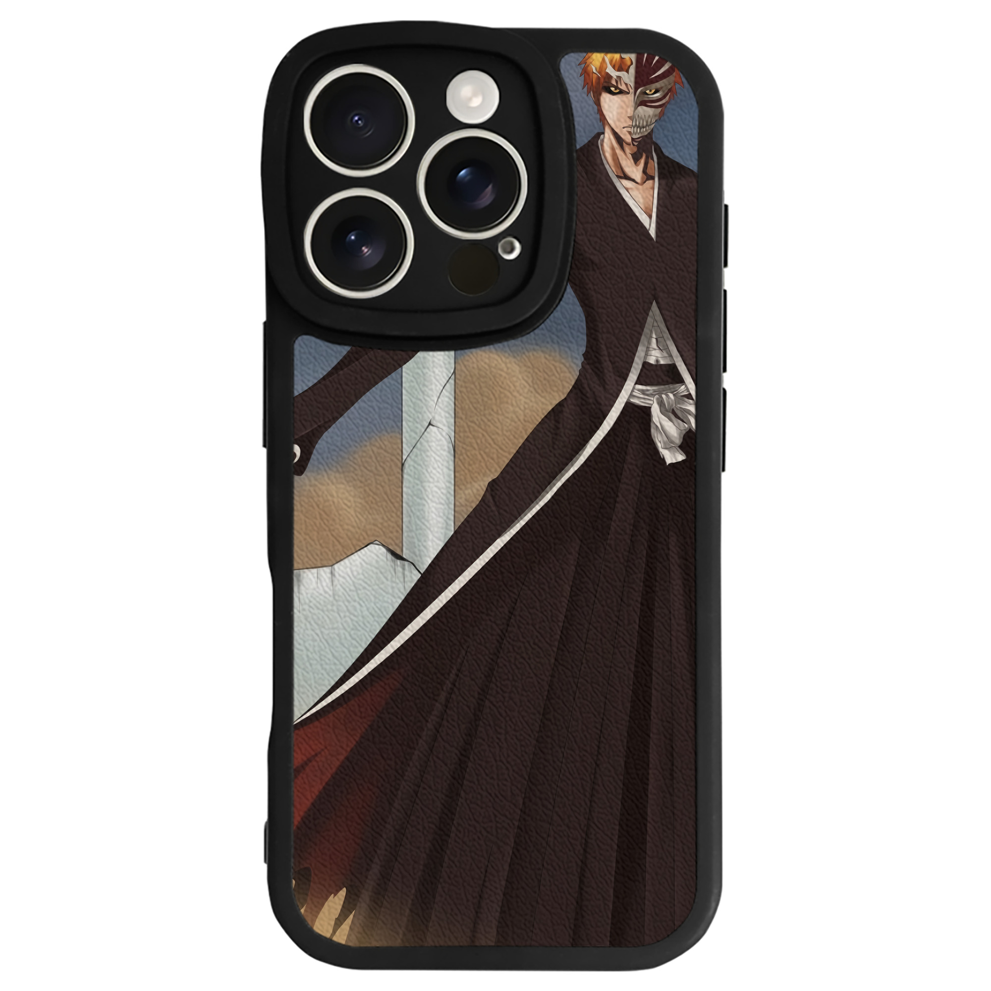 （画像用） ブリーチ BLEACH 【iPhone 16シリーズ対応】シリコンスマホケース（レザー調） 材質：シリコン